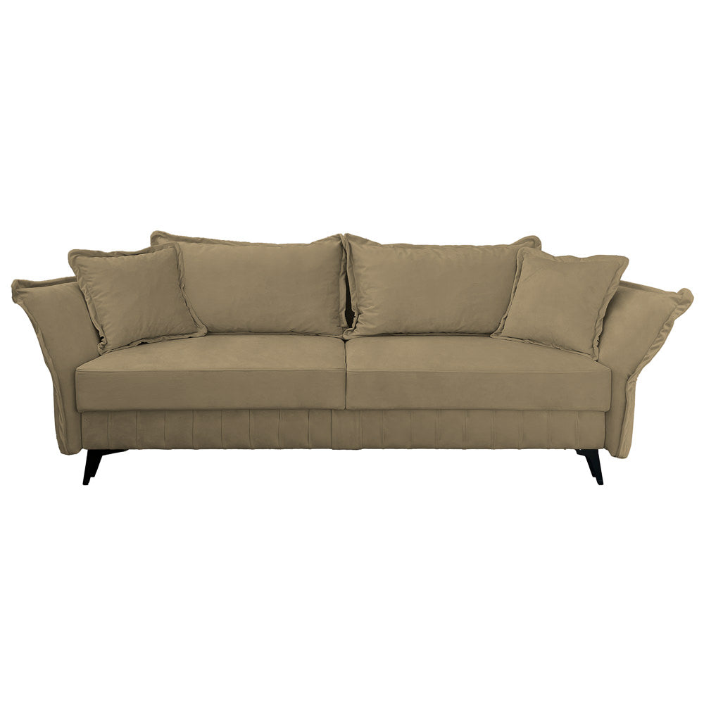 Canapea extensibilă MARGO din catefiea, cu ladă de depozitare, 240x90x82 cm
