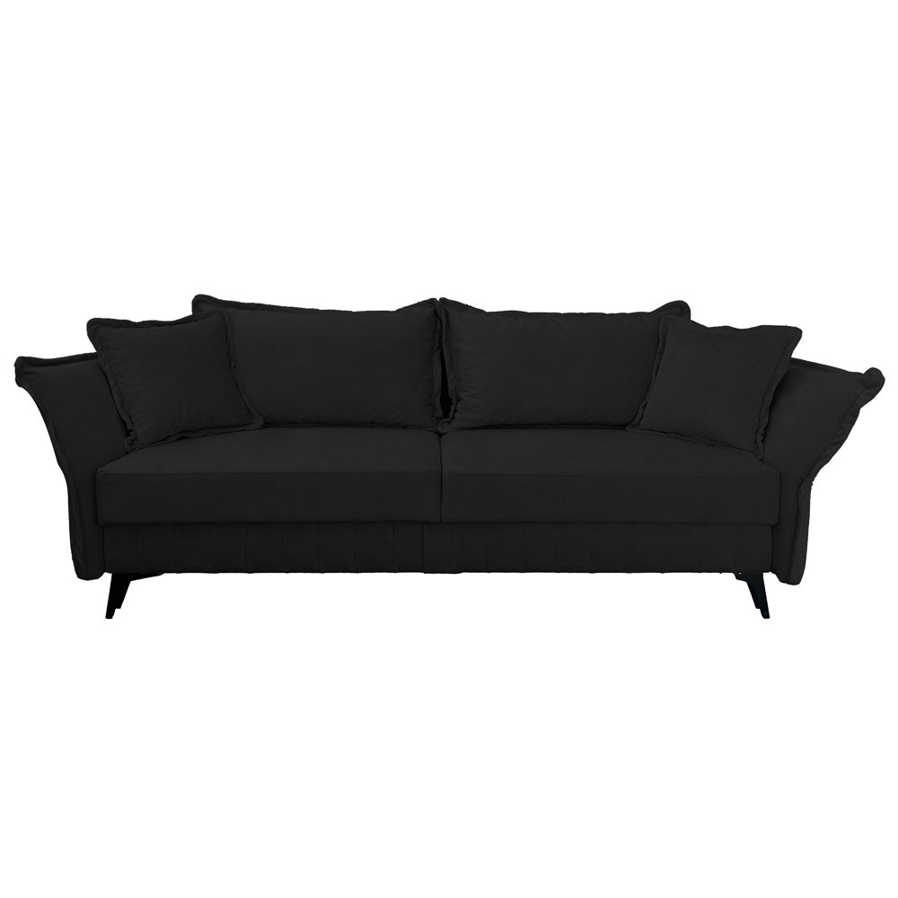 Canapea extensibilă MARGO din catefiea, cu ladă de depozitare, 240x90x82 cm