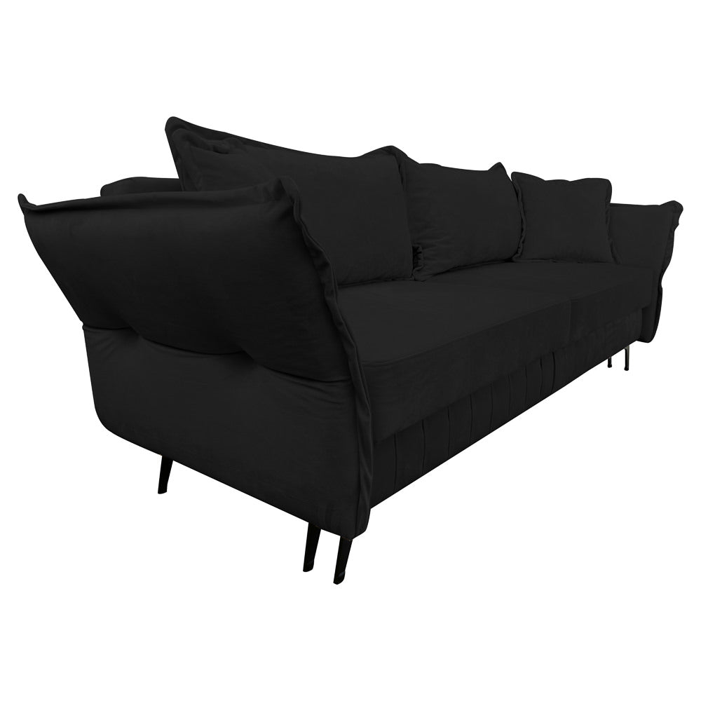 Canapea extensibilă MARGO din catefiea, cu ladă de depozitare, 240x90x82 cm