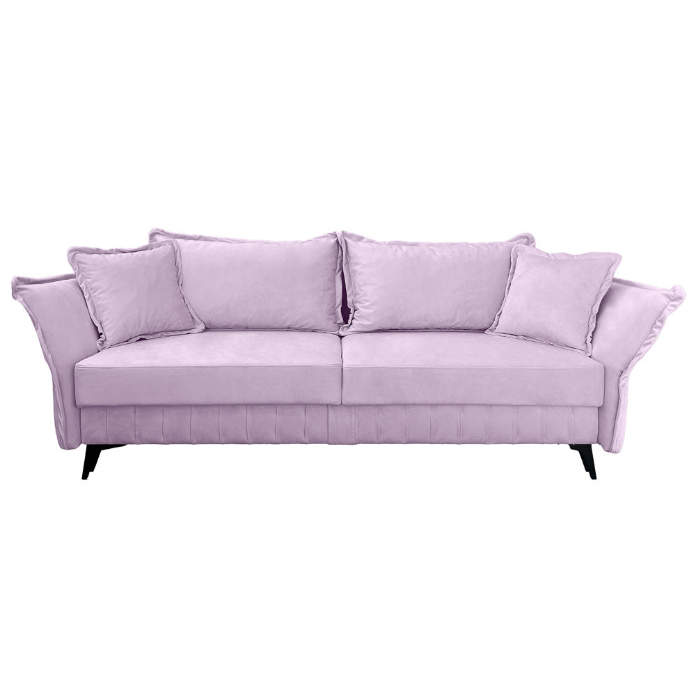 Canapea extensibilă MARGO din catefiea, cu ladă de depozitare, 240x90x82 cm
