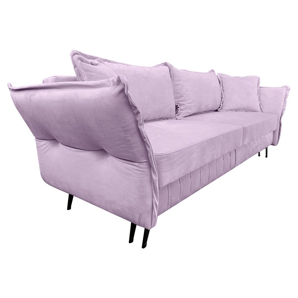 Canapea extensibilă MARGO din catefiea, cu ladă de depozitare, 240x90x82 cm