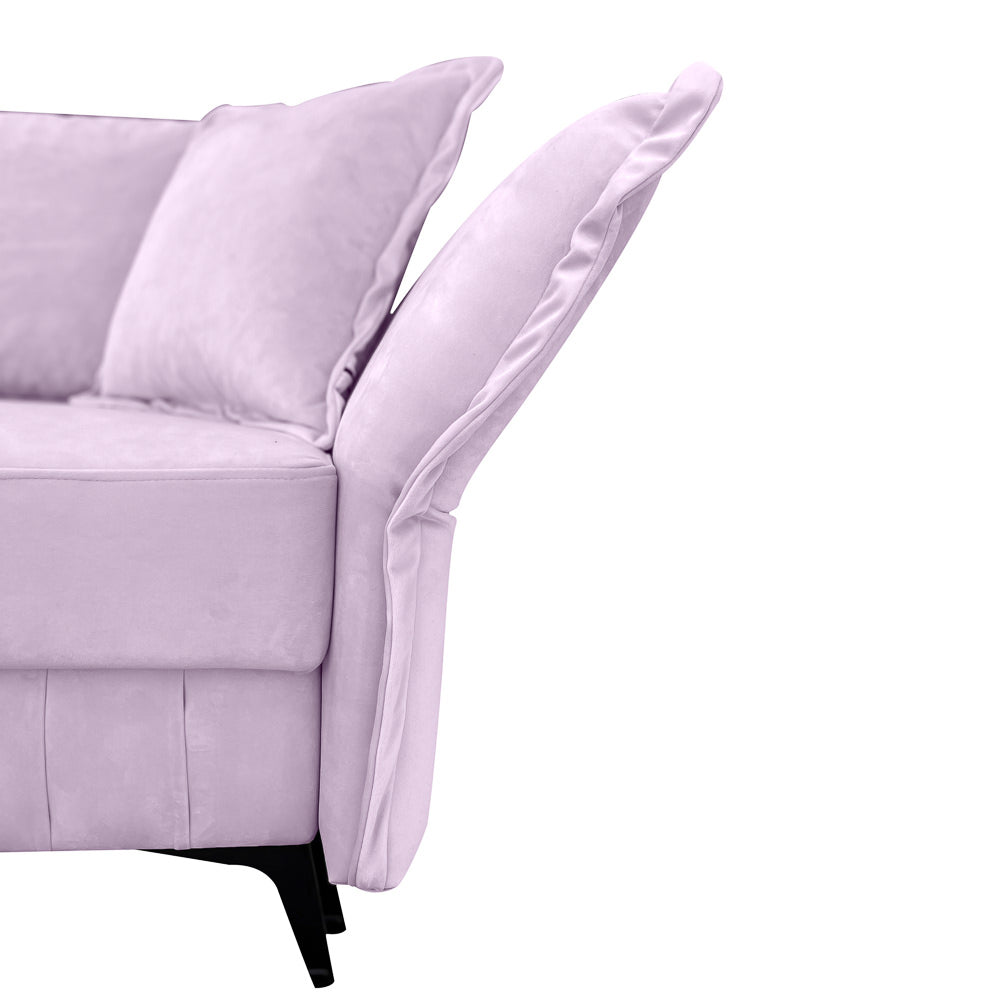 Canapea extensibilă MARGO din catefiea, cu ladă de depozitare, 240x90x82 cm