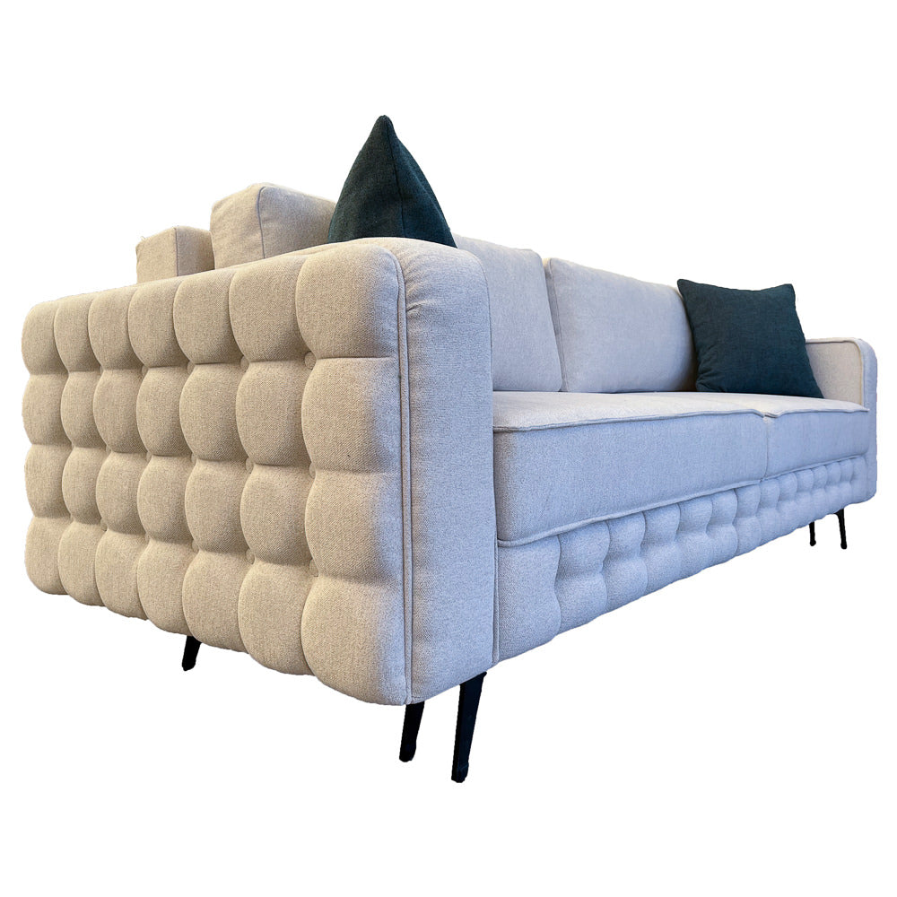 Canapea extensibilă SIENNA, cu ladă de depozitare, 230x90x85 cm