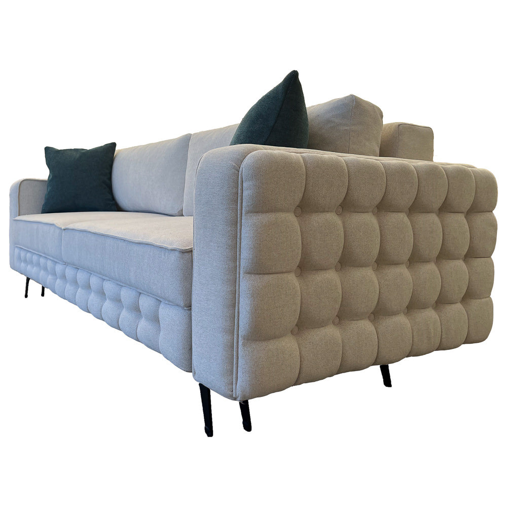 Canapea extensibilă SIENNA, cu ladă de depozitare, 230x90x85 cm