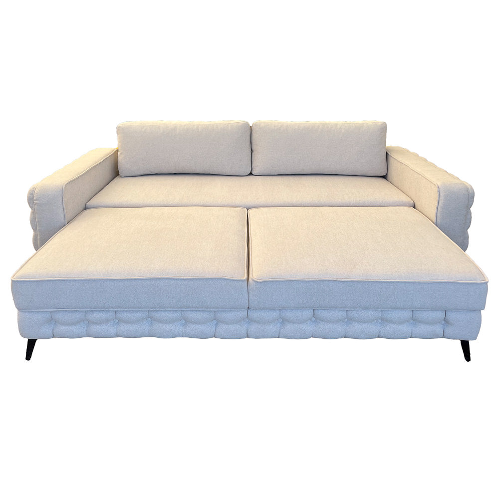 Canapea extensibilă SIENNA, cu ladă de depozitare, 230x90x85 cm