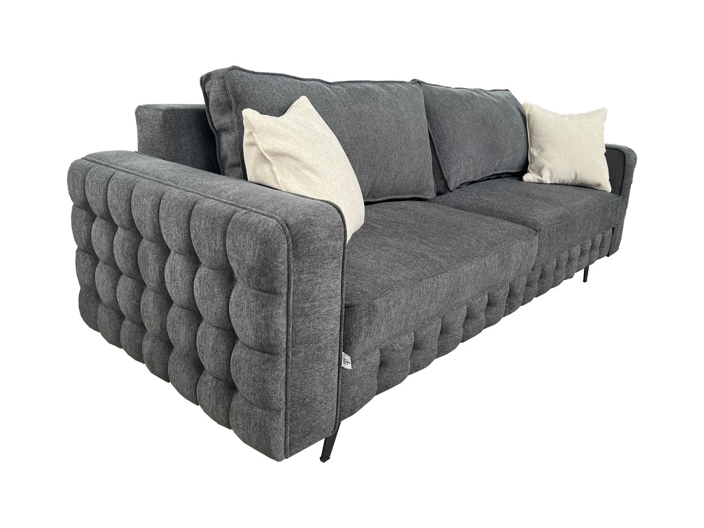Canapea extensibilă SIENNA, cu ladă de depozitare, 230x90x85 cm