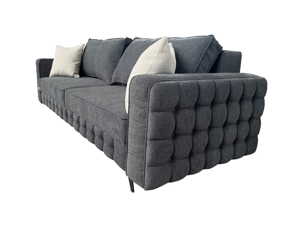 Canapea extensibilă SIENNA, cu ladă de depozitare, 230x90x85 cm