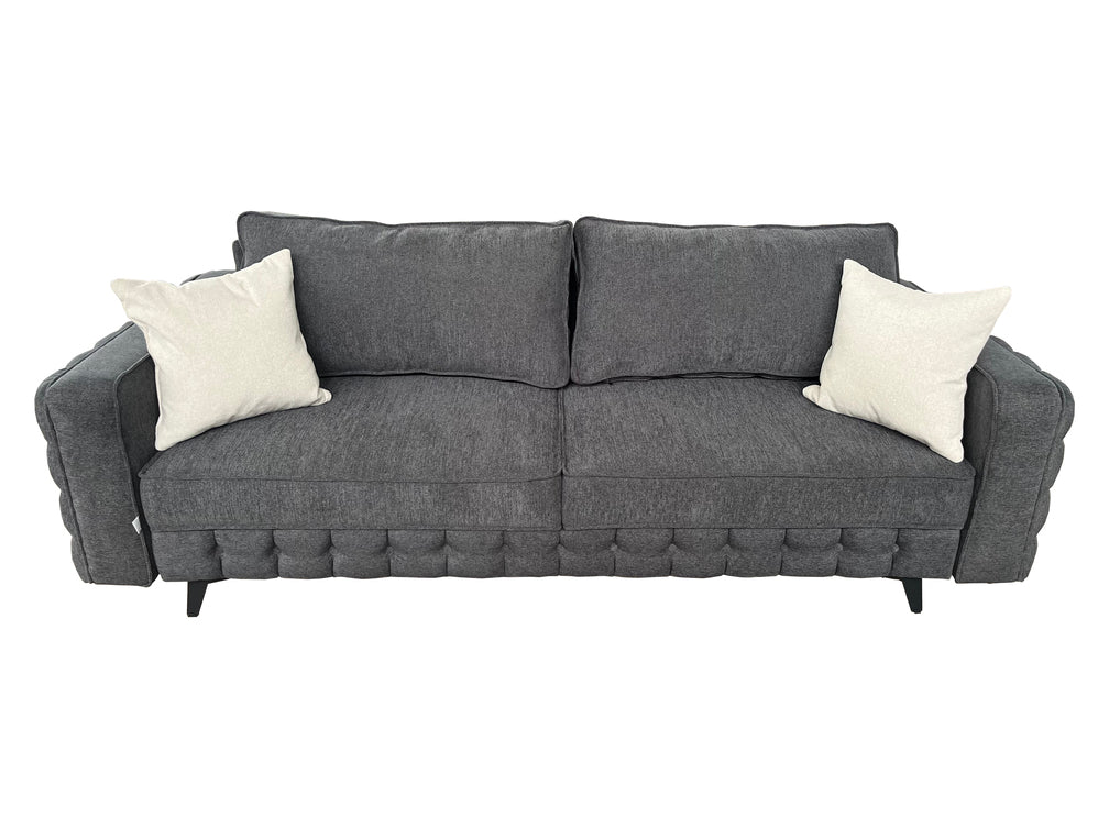 Canapea extensibilă SIENNA, cu ladă de depozitare, 230x90x85 cm