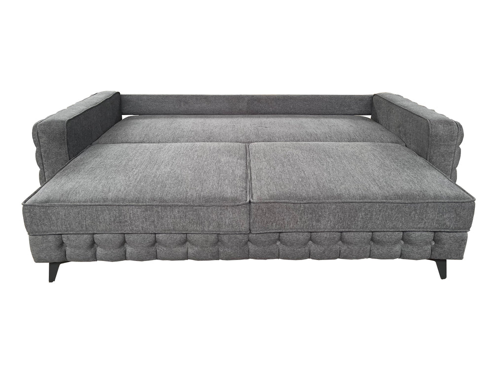 Canapea extensibilă SIENNA, cu ladă de depozitare, 230x90x85 cm