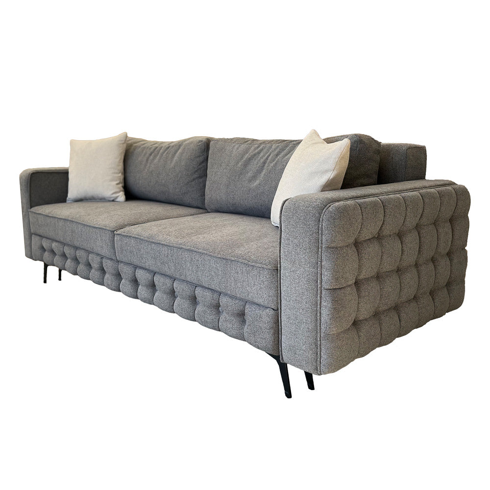 Canapea extensibilă SIENNA, cu ladă de depozitare, 230x90x85 cm