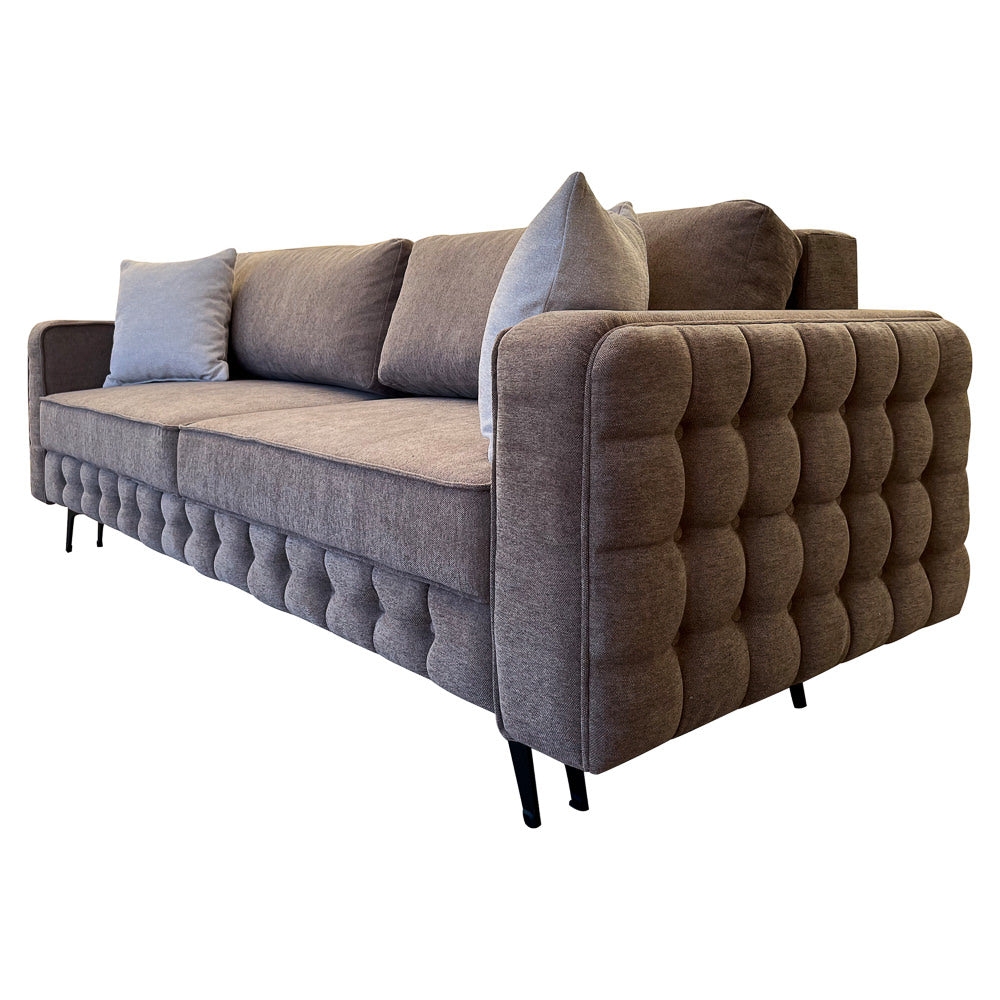 Canapea extensibilă SIENNA, cu ladă de depozitare, 230x90x85 cm