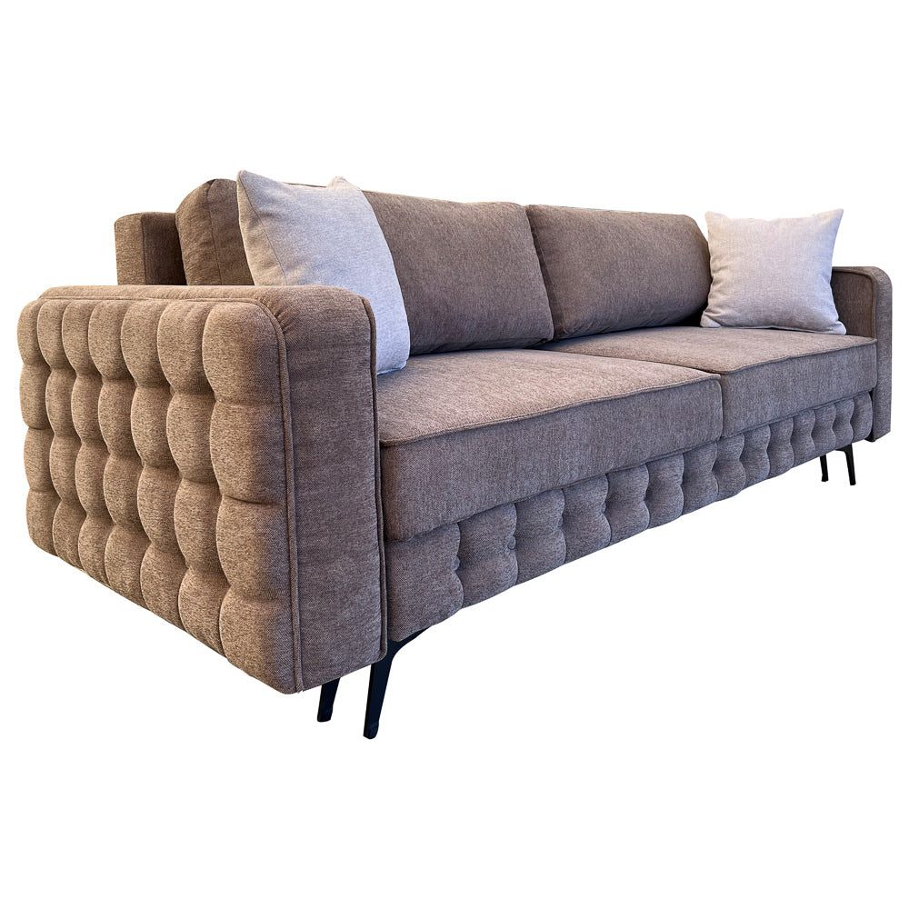 Canapea extensibilă SIENNA, cu ladă de depozitare, 230x90x85 cm