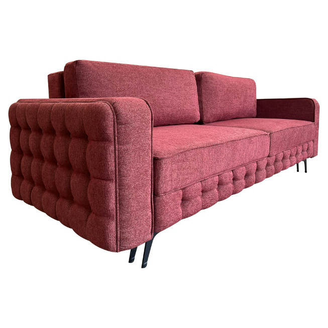 Canapea extensibilă SIENNA, cu ladă de depozitare, 230x90x85 cm