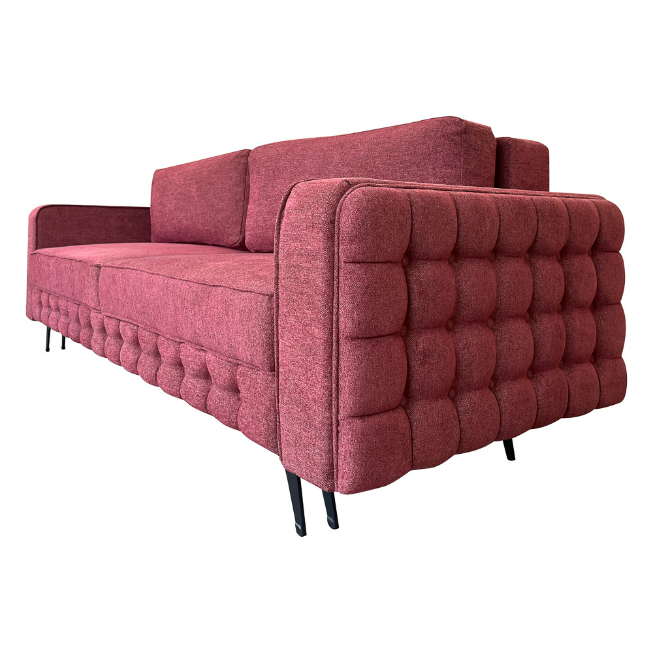 Canapea extensibilă SIENNA, cu ladă de depozitare, 230x90x85 cm