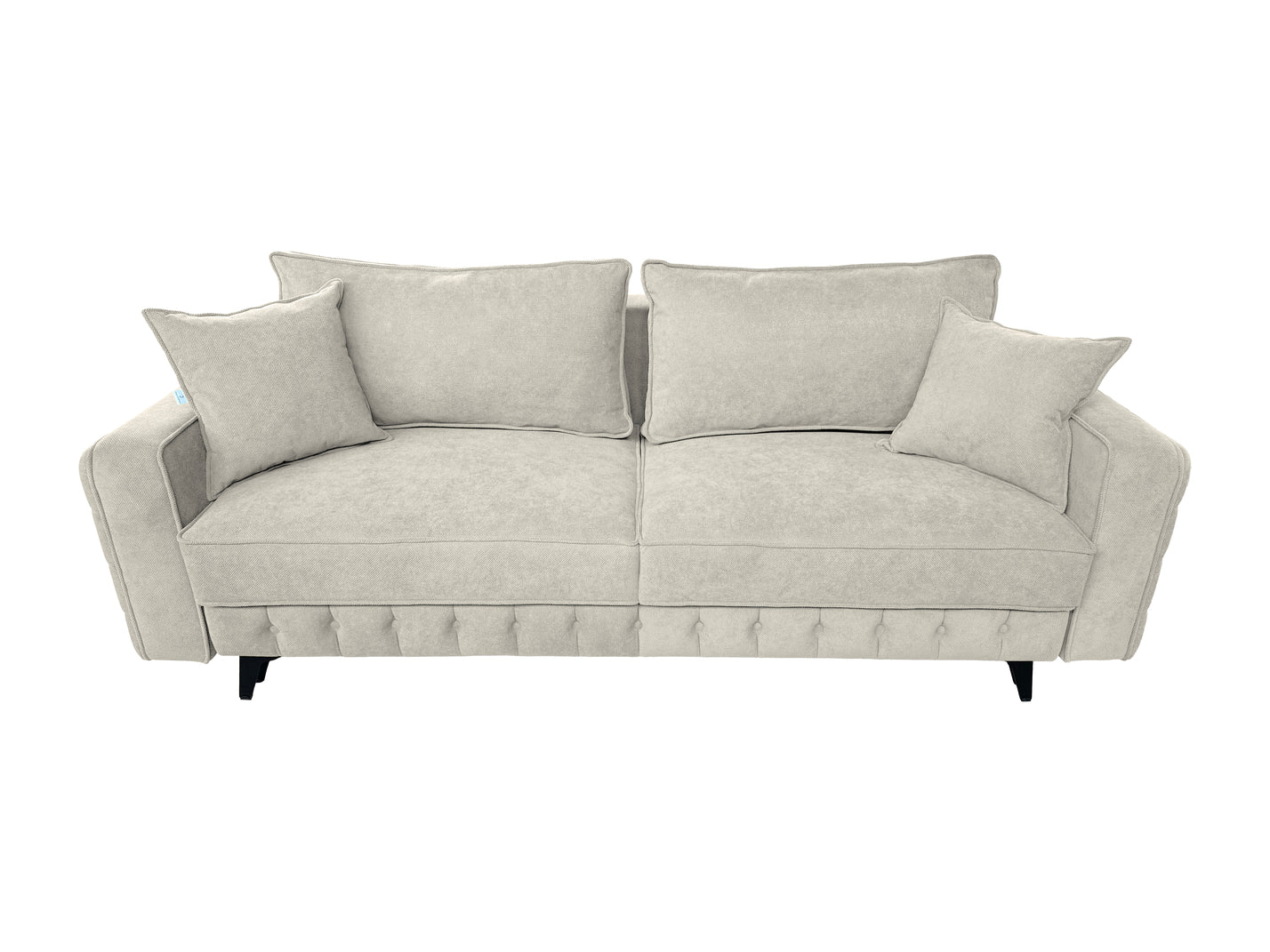 Canapea extensibilă SIENNA DIN STOFĂ, cu ladă de depozitare, 230x90x85 cm