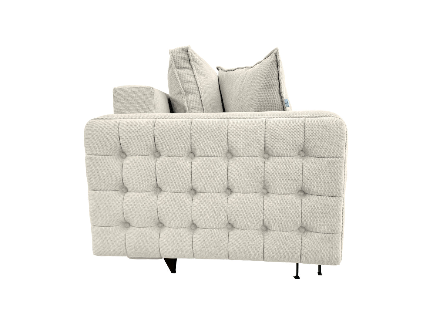 Canapea extensibilă SIENNA DIN STOFĂ, cu ladă de depozitare, 230x90x85 cm