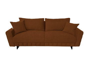 Canapea extensibilă SIENNA DIN STOFĂ, cu ladă de depozitare, 230x90x85 cm