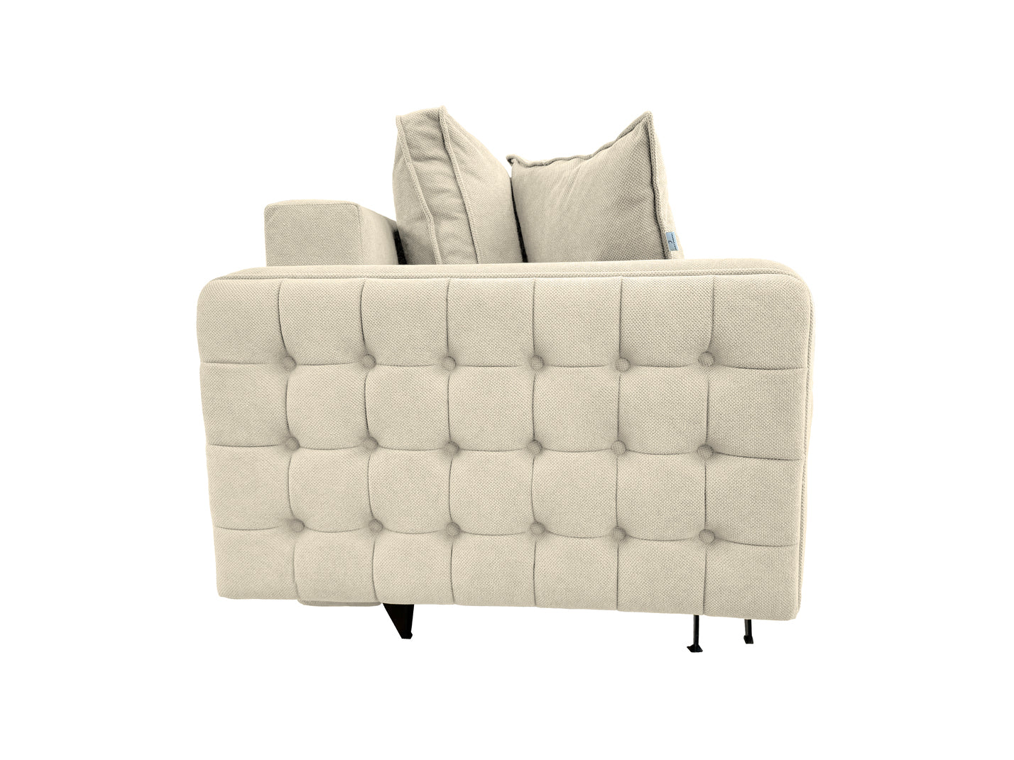 Canapea extensibilă SIENNA DIN STOFĂ, cu ladă de depozitare, 230x90x85 cm