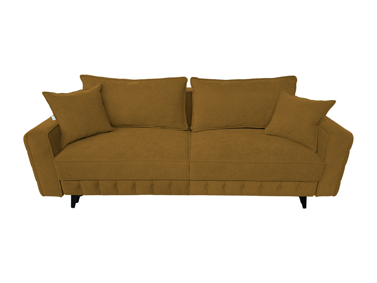 Canapea extensibilă SIENNA DIN STOFĂ, cu ladă de depozitare, 230x90x85 cm