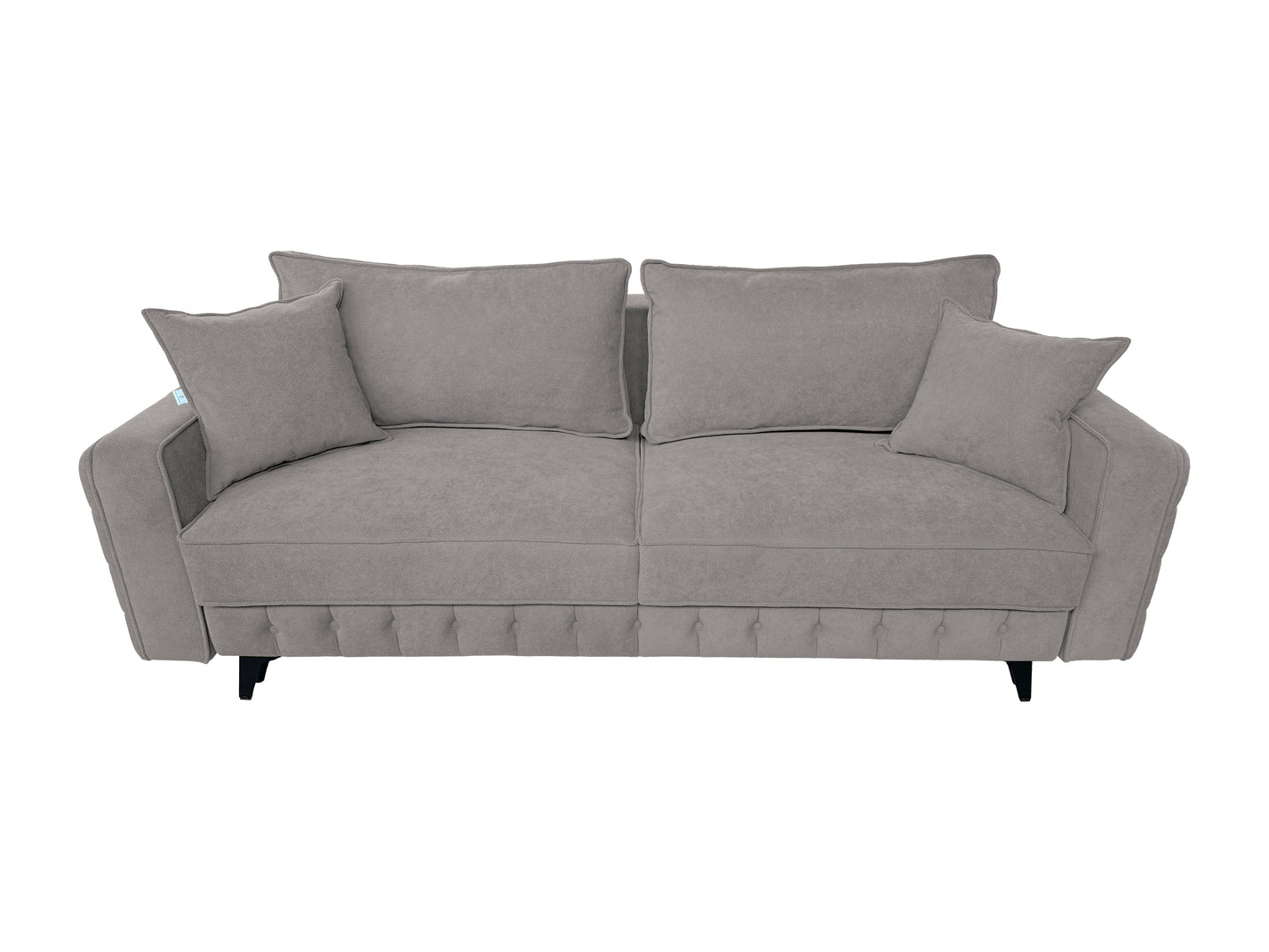 Canapea extensibilă SIENNA DIN STOFĂ, cu ladă de depozitare, 230x90x85 cm