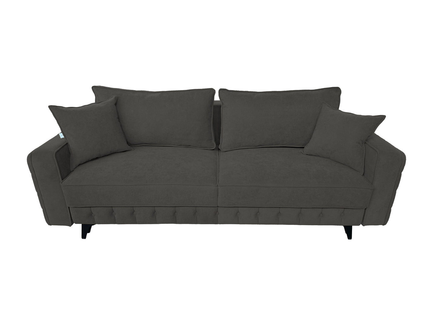 Canapea extensibilă SIENNA DIN STOFĂ, cu ladă de depozitare, 230x90x85 cm