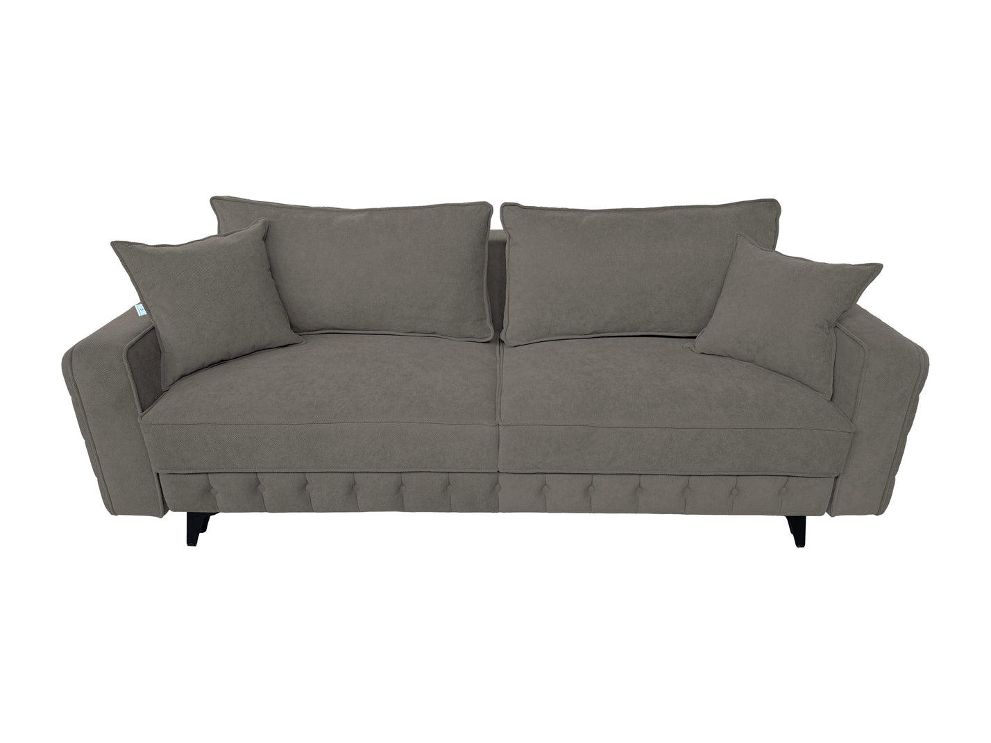 Canapea extensibilă SIENNA DIN STOFĂ, cu ladă de depozitare, 230x90x85 cm