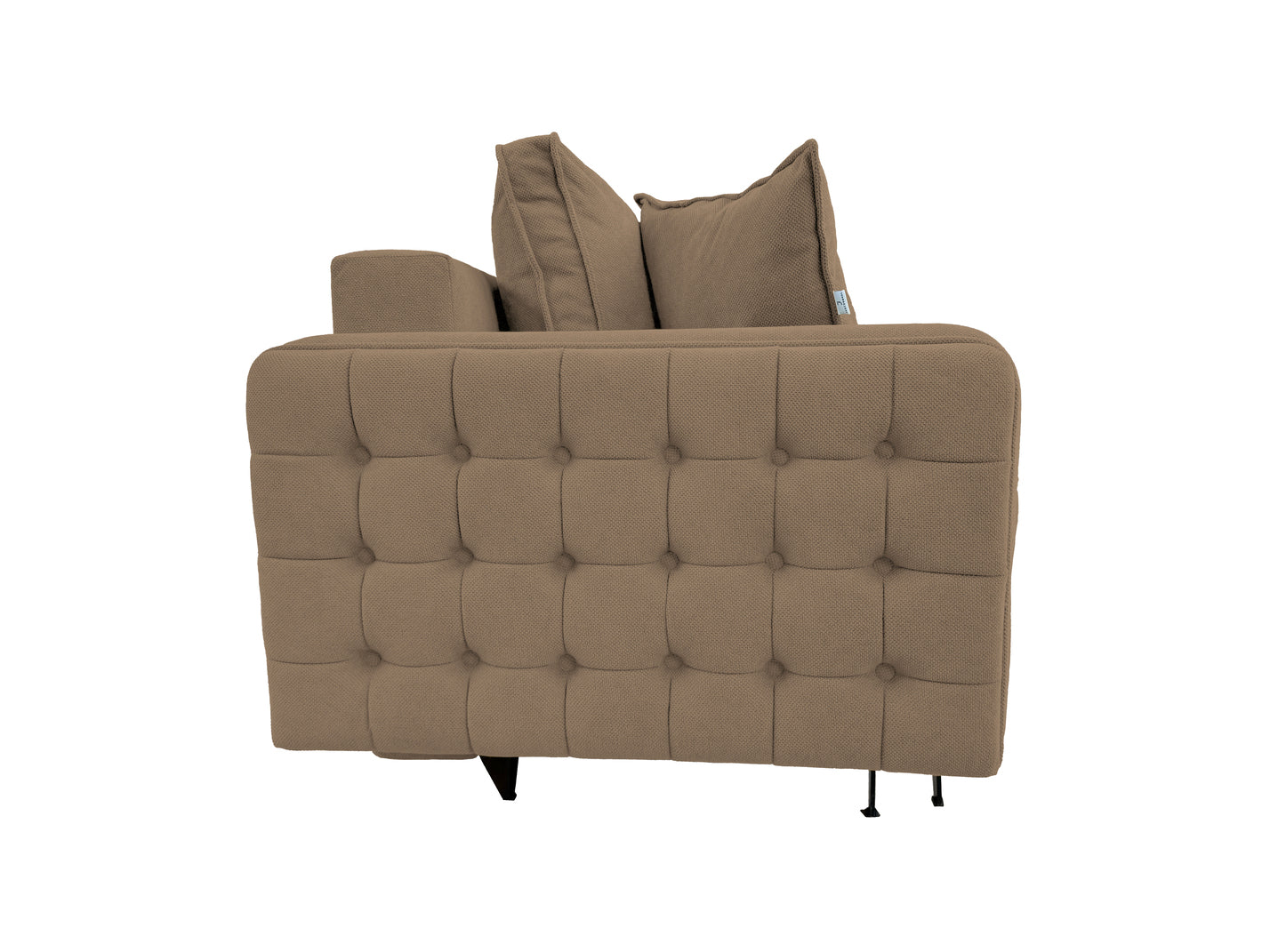Canapea extensibilă SIENNA DIN STOFĂ, cu ladă de depozitare, 230x90x85 cm