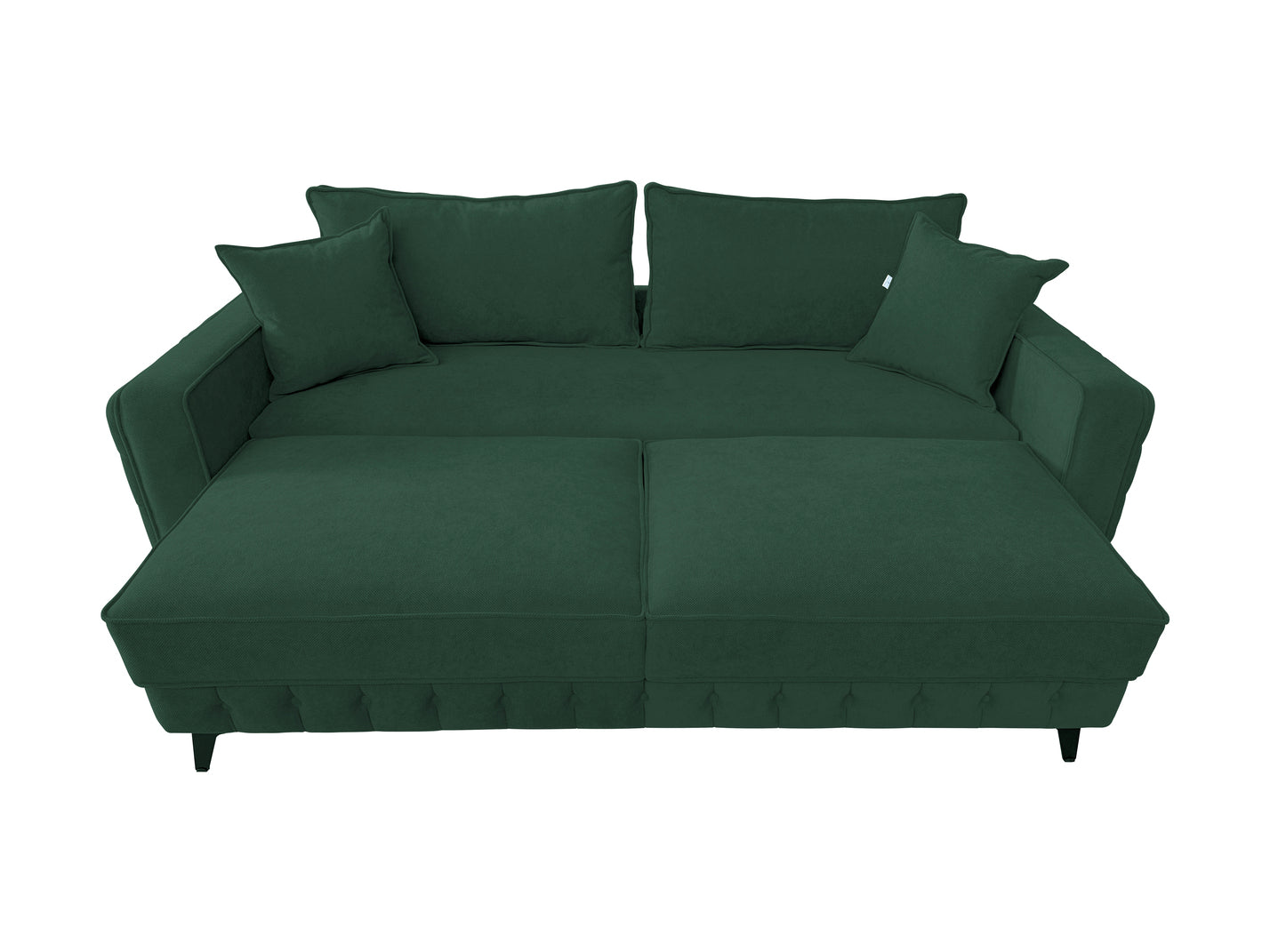 Canapea extensibilă SIENNA DIN STOFĂ, cu ladă de depozitare, 230x90x85 cm