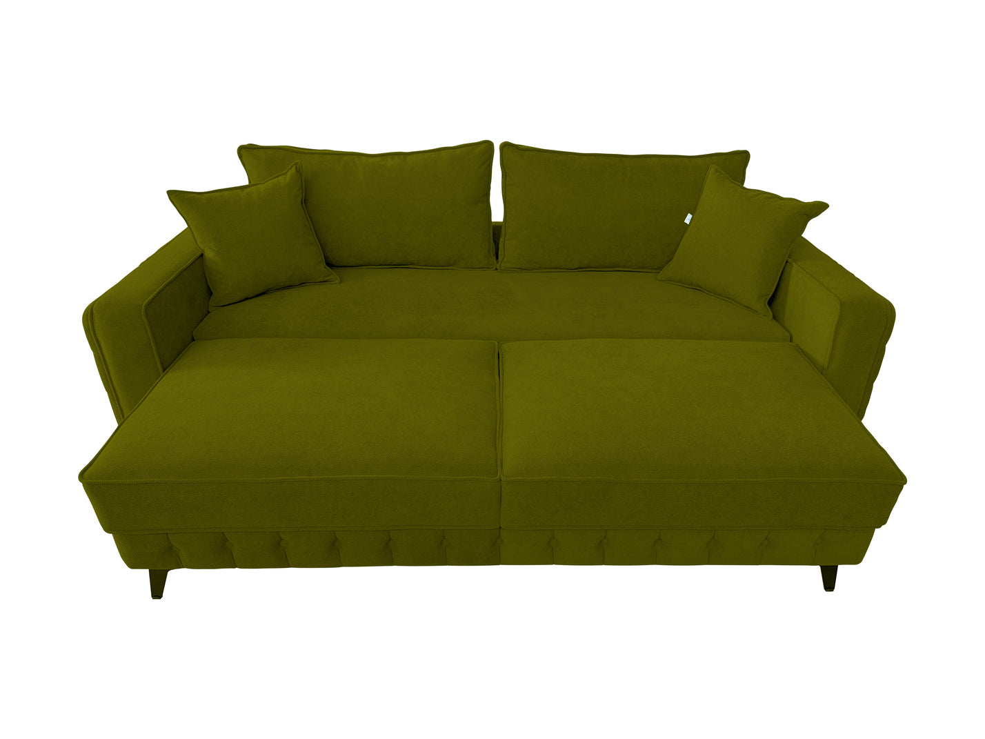 Canapea extensibilă SIENNA DIN STOFĂ, cu ladă de depozitare, 230x90x85 cm