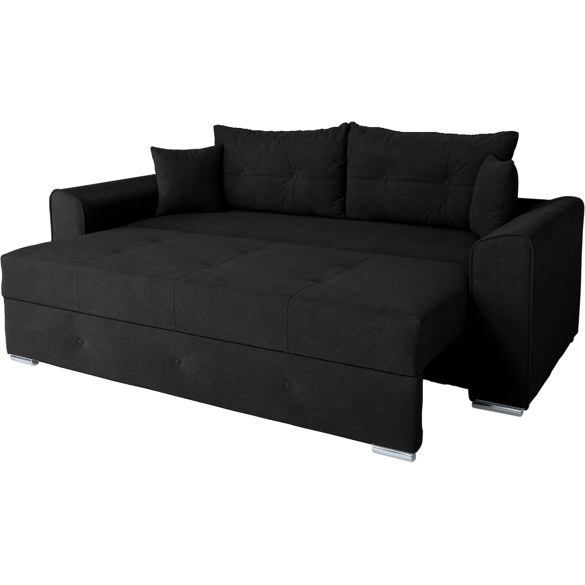Canapea extensibilă PARKER cu ladă de depozitare, 238x100x75 cm