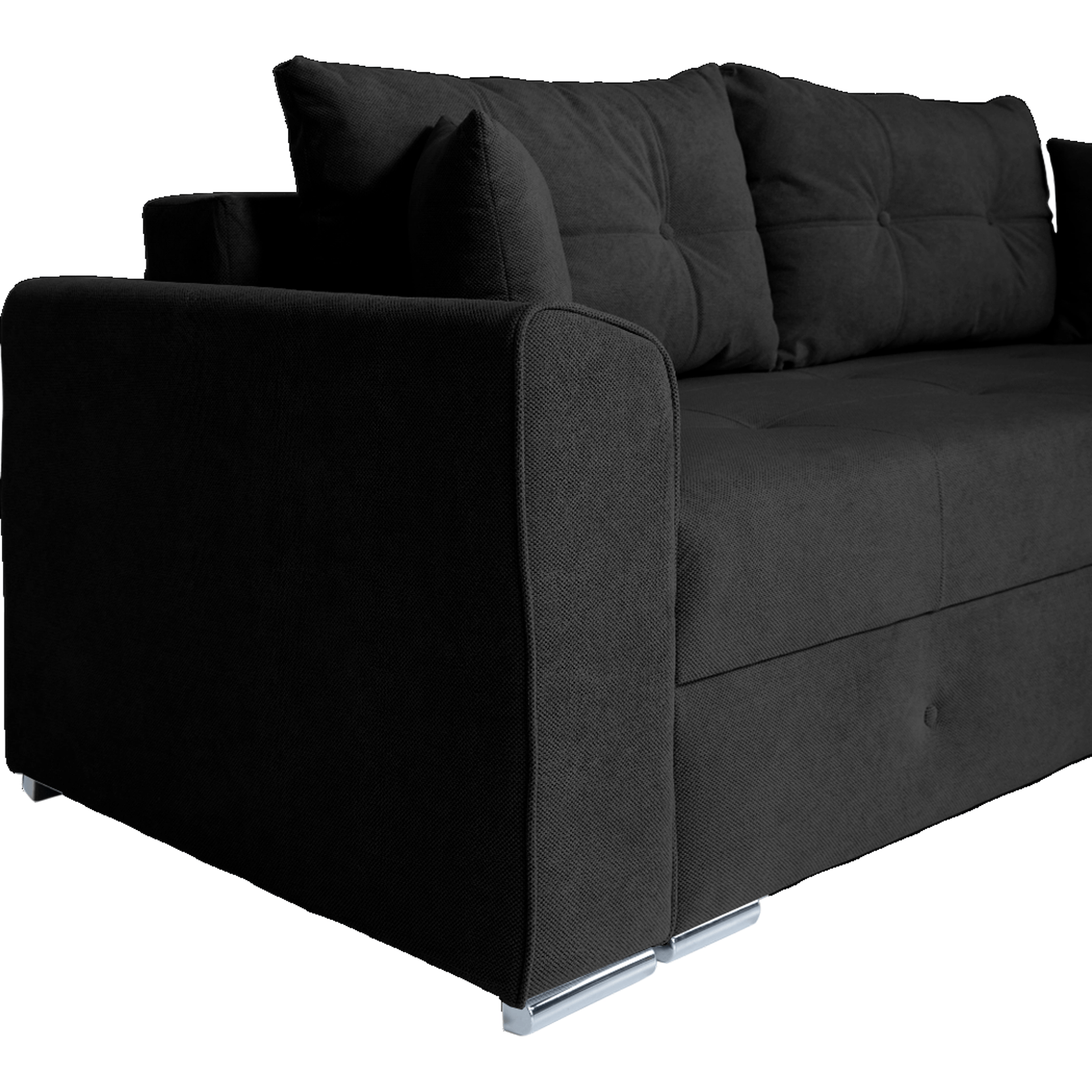 Canapea extensibilă PARKER cu ladă de depozitare, 238x100x75 cm