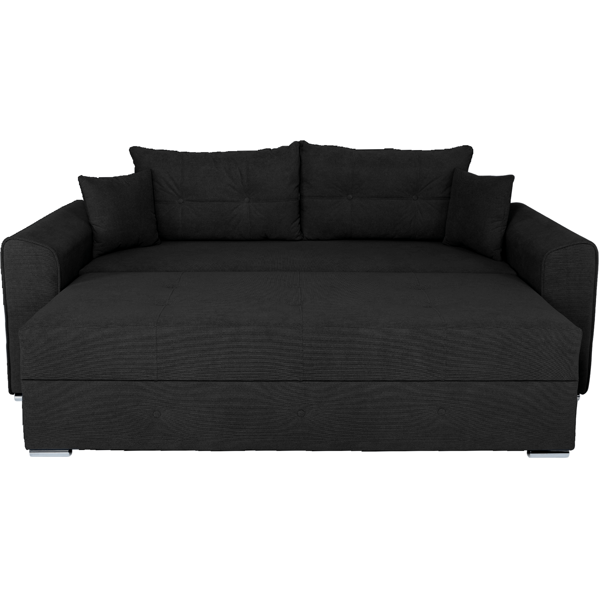 Canapea extensibilă PARKER cu ladă de depozitare, 238x100x75 cm
