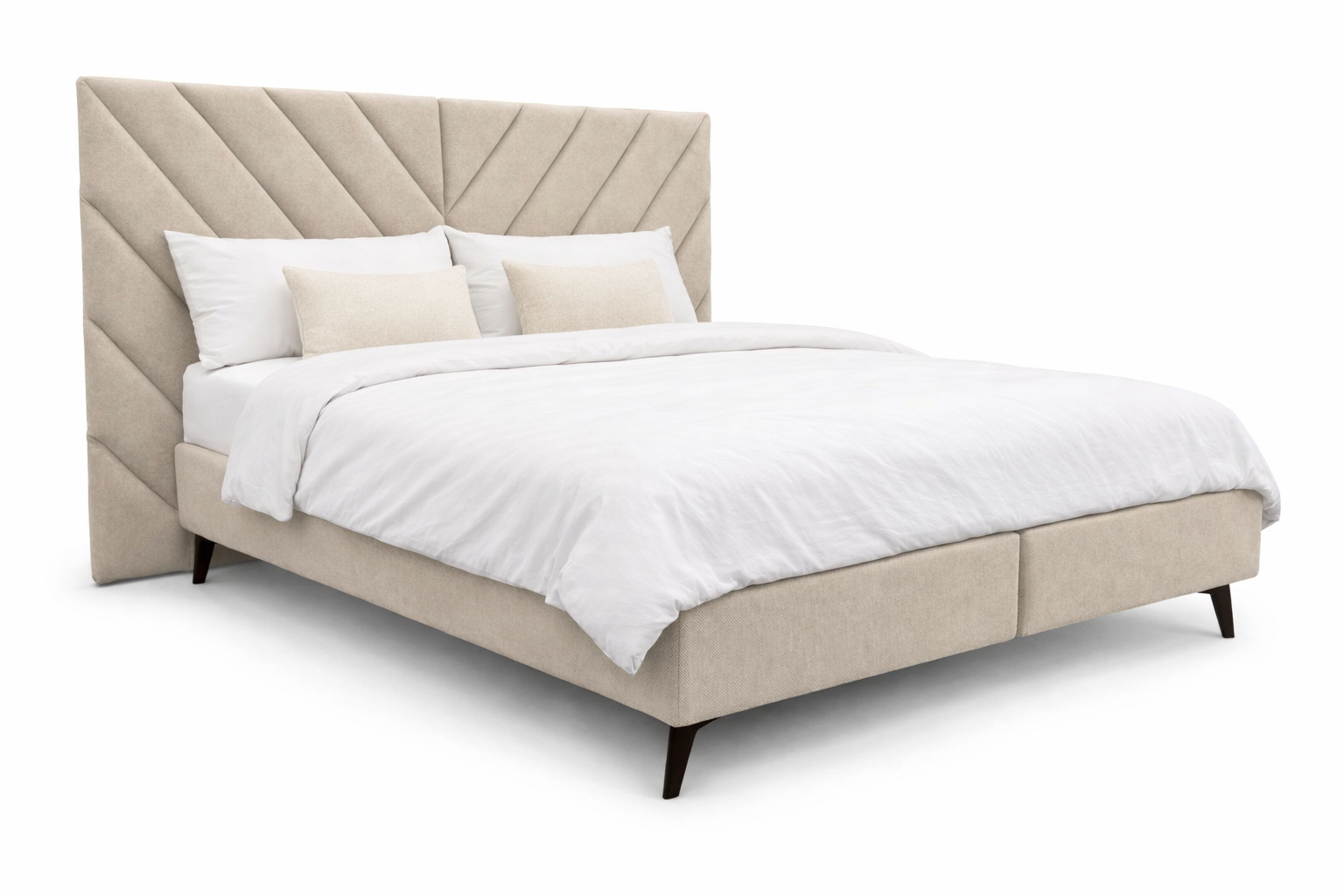 Pat tapițat boxspring Ruben