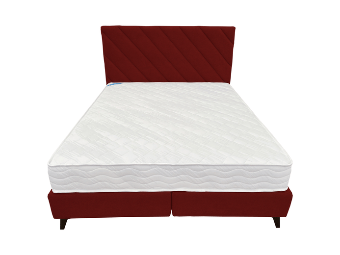 Pat tapițat boxspring Leo