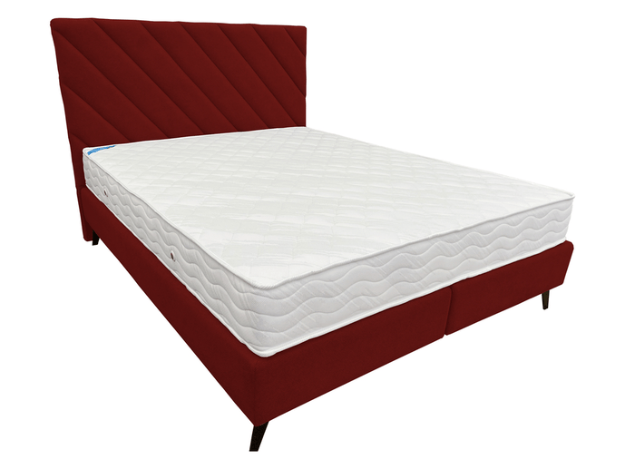 Pat tapițat boxspring Leo