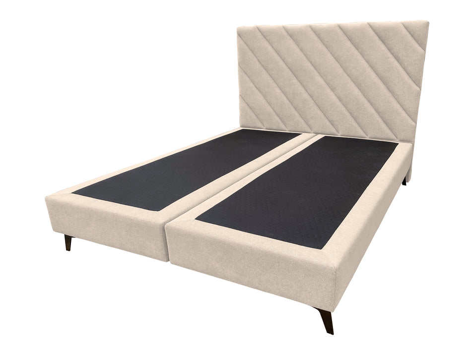 Pat tapițat boxspring Leo