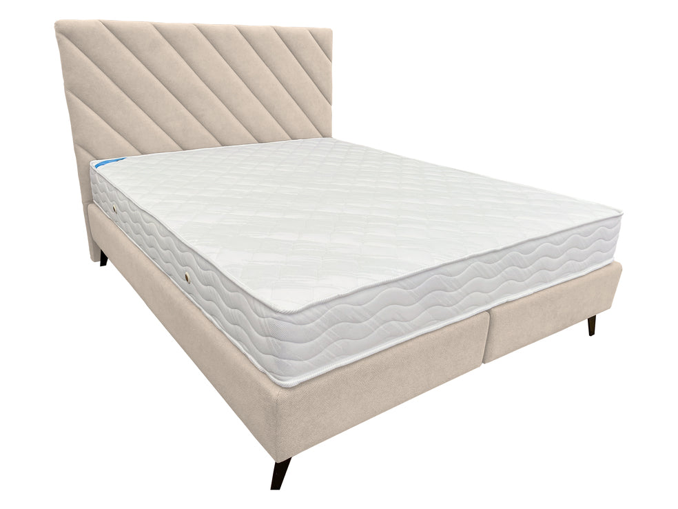 Pat tapițat boxspring Leo
