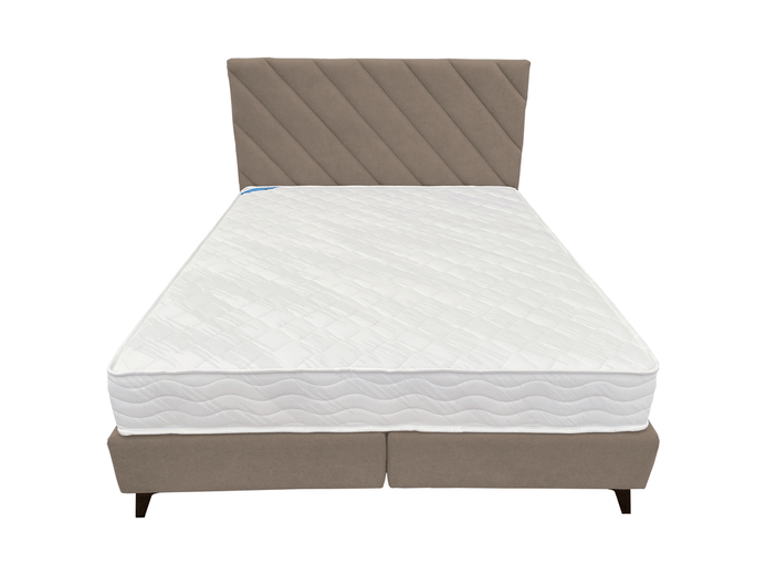 Pat tapițat boxspring Leo