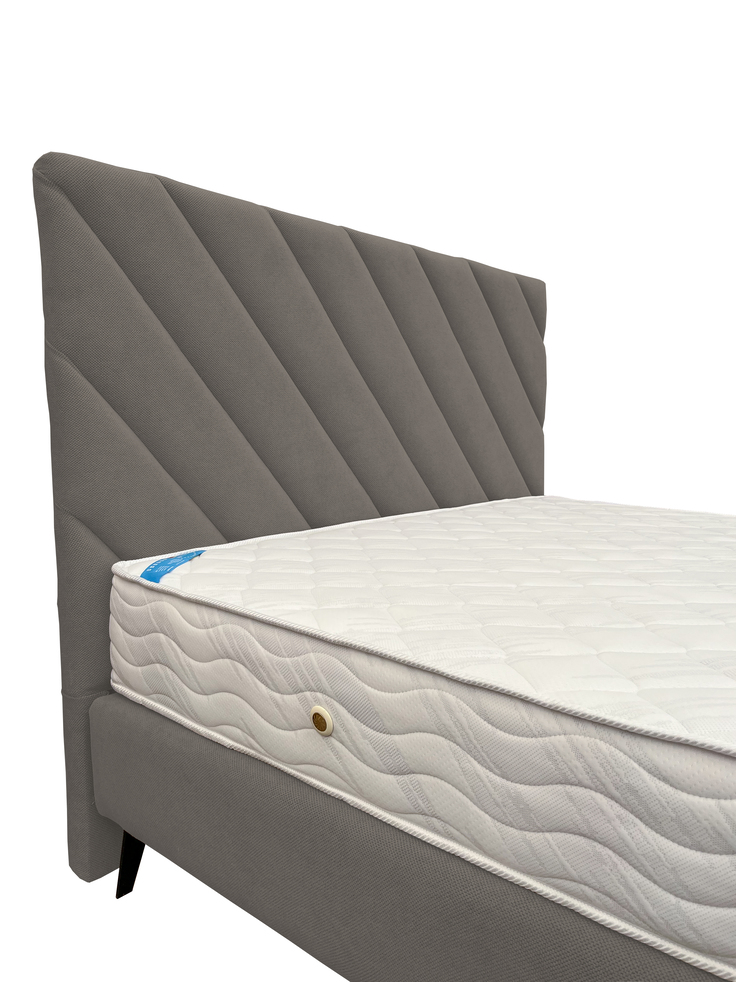 Pat tapițat boxspring Leo