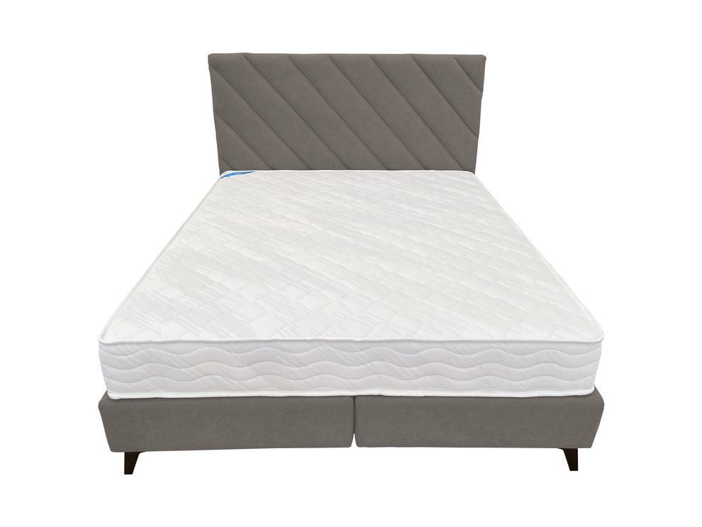 Pat tapițat boxspring Leo