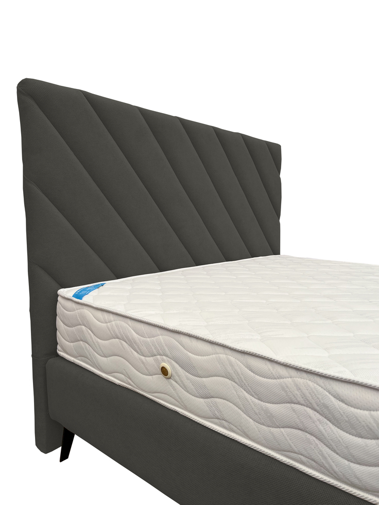 Pat tapițat boxspring Leo