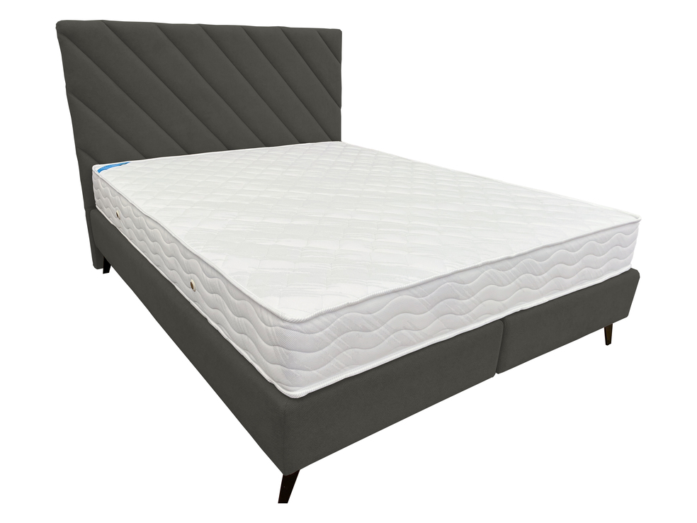 Pat tapițat boxspring Leo
