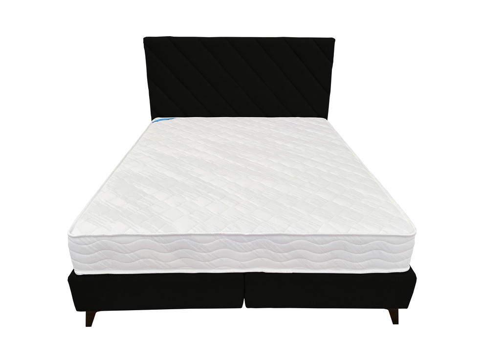 Pat tapițat boxspring Leo