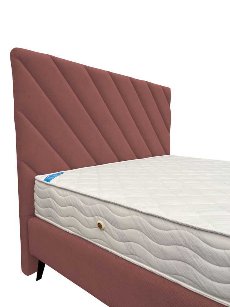 Pat tapițat boxspring Leo