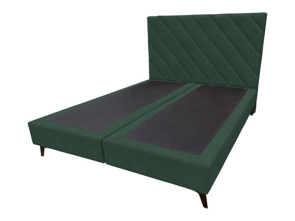 Pat tapițat boxspring Leo
