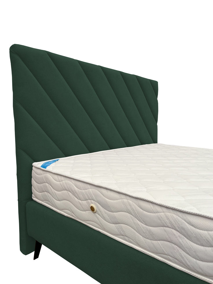 Pat tapițat boxspring Leo
