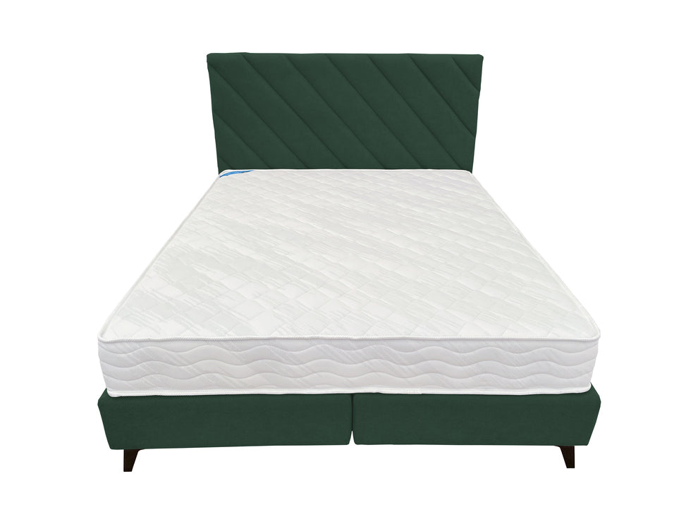 Pat tapițat boxspring Leo