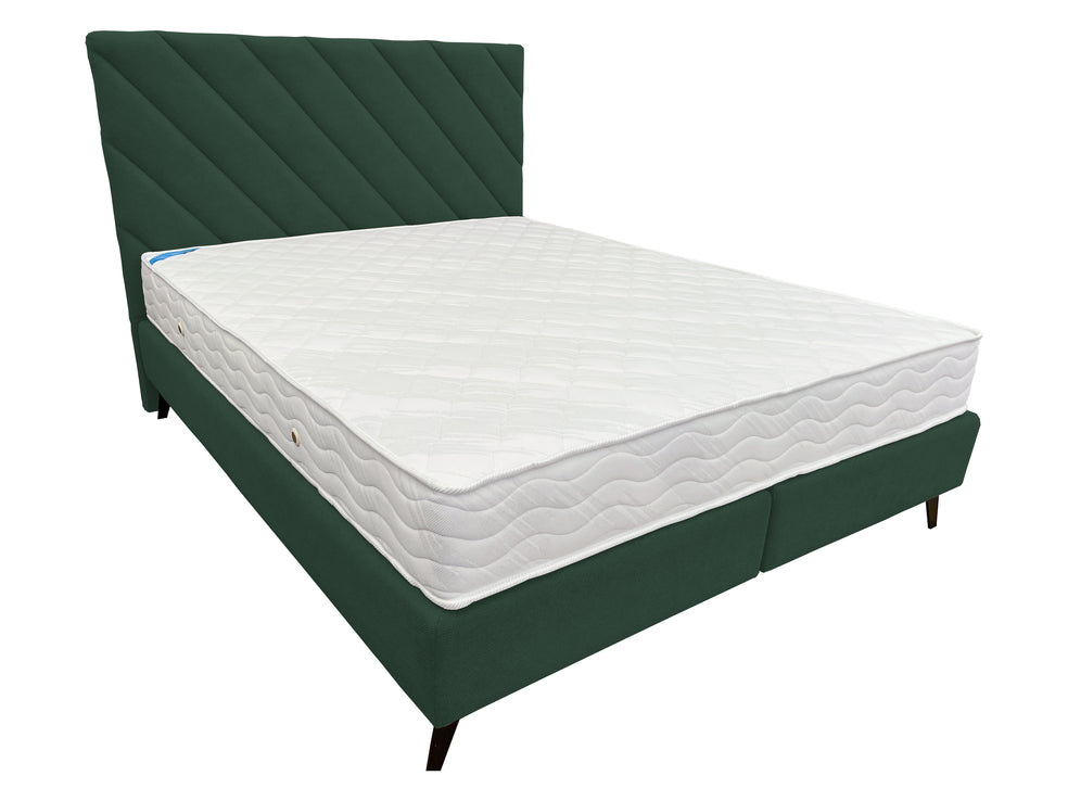Pat tapițat boxspring Leo