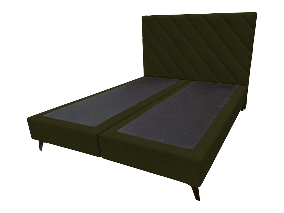 Pat tapițat boxspring Leo
