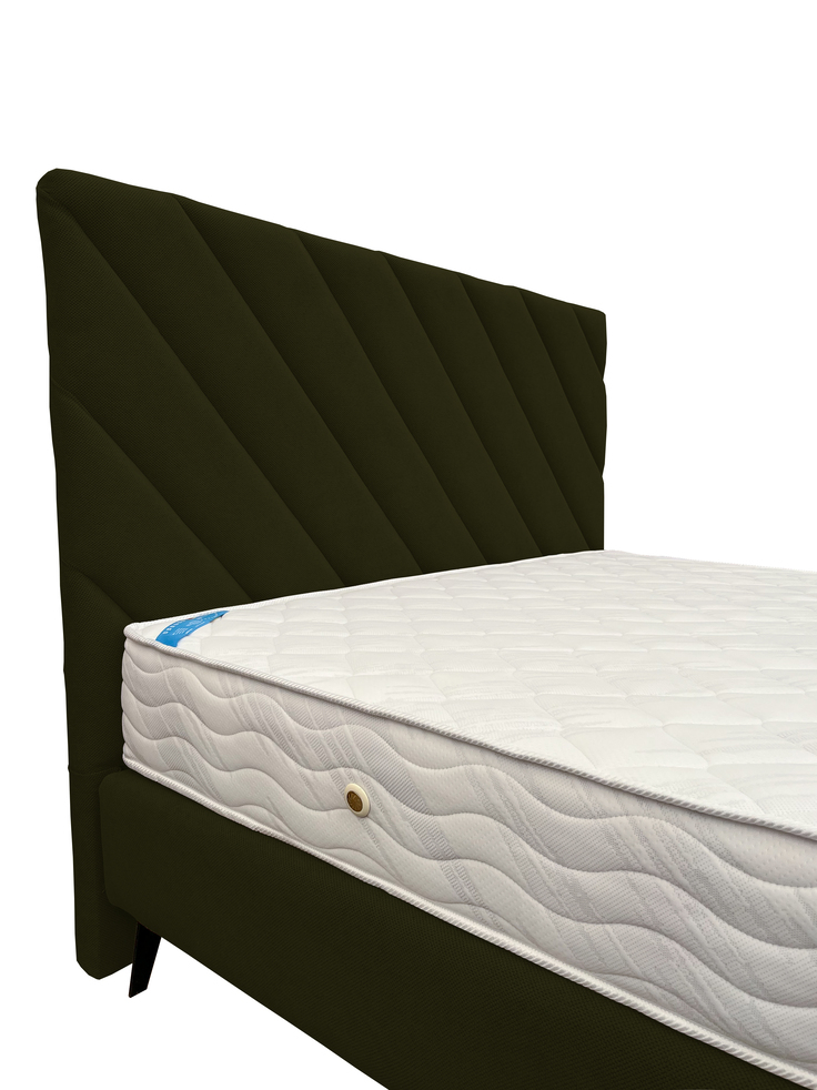Pat tapițat boxspring Leo